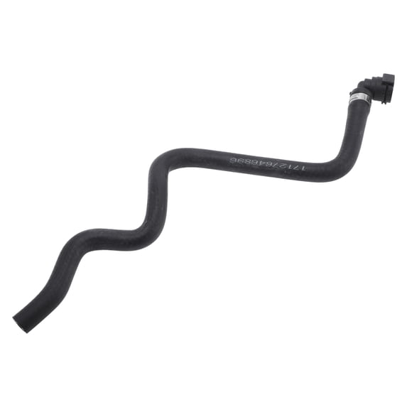 Unique Bargains Radiator Hose Heater Hose Radiator Outlet Hose Pipe No.17127646896 for BMW Mini Clubman 2014-2024 Rubber Coolant Pipe Black 1 Pc