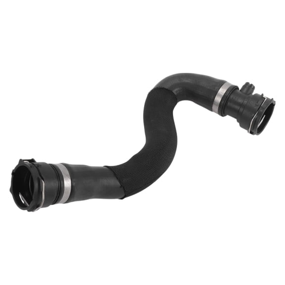 Unique Bargains Radiator Hose Heater Hose Radiator Outlet Hose Pipe No.4G0121049Q for Audi A6 Quattro 3.0L 2012-2018 Rubber Downpipe Black 1 Pc