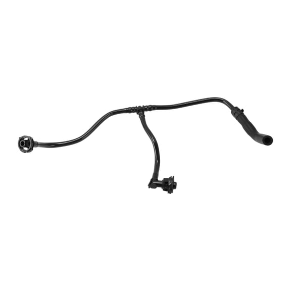 Unique Bargains Radiator Hose Heater Hose Radiator Outlet Hose Pipe for Audi A4 (2017-2020) No.8W0121081AN Rubber Coolant Pipe Black 1 Pc