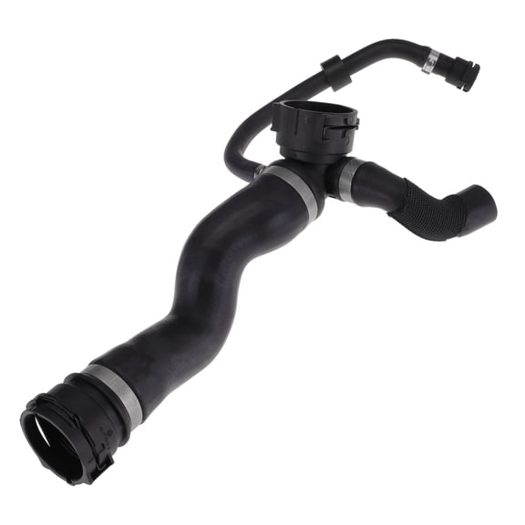 Unique Bargains Radiator Hose Heater Hose for BMW 5 Gran Turismo (F07) 2009-2017 No.17127580957 Rubber Coolant Pipe Black 1 pcs