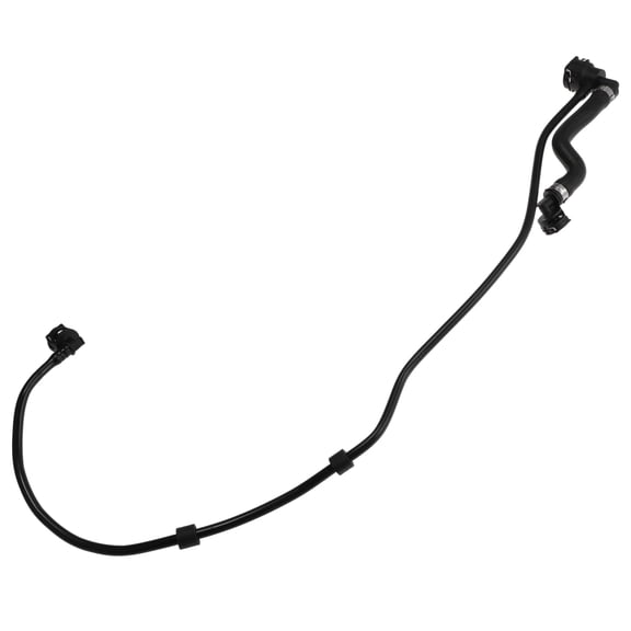 Unique Bargains Radiator Hose Heater Hose for Mercedes-Benz C-Klasse W205 2,2 2,0 2,5L 2013-2023 No.2055012125 Rubber Coolant Pipe Black 1 Pcs