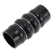 Unique Bargains Radiator Hose Heater Hose for Peugeot 207 1.4 HDI 2006-2012 No.9801280580 Rubber Intercooler Pipe Black 1 Pc