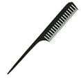 thumbnail image 1 of Unique Bargains Rat Tail Comb Long Tail Tip Comb Plastic Tail Comb Hair Styling Combs for Women Men 0.12" Tooth Width, 1 of 6