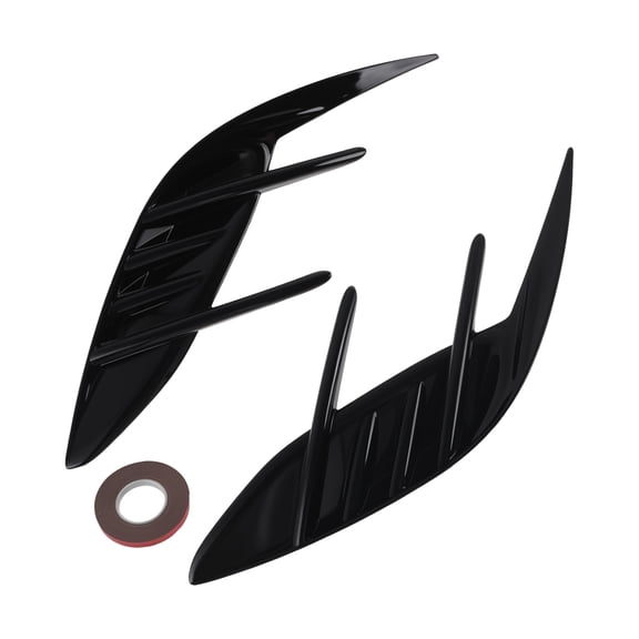 Unique Bargains Rear Bumper Air Outlet Vent Cover Trim for Kia Stinger 2018-2023 Rear Bumper Scoop Bezel Exterior Decor Cover ABS Carbon Fiber x 1 pair