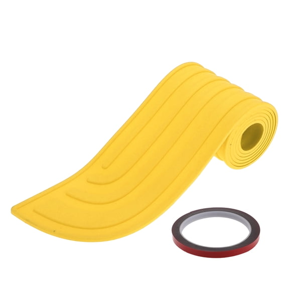 Unique Bargains Rear Bumper Edge Guards Rear Bumper Protector 104cm/40.9 Length 9cm/3.5 Width Yellow 1 Pcs