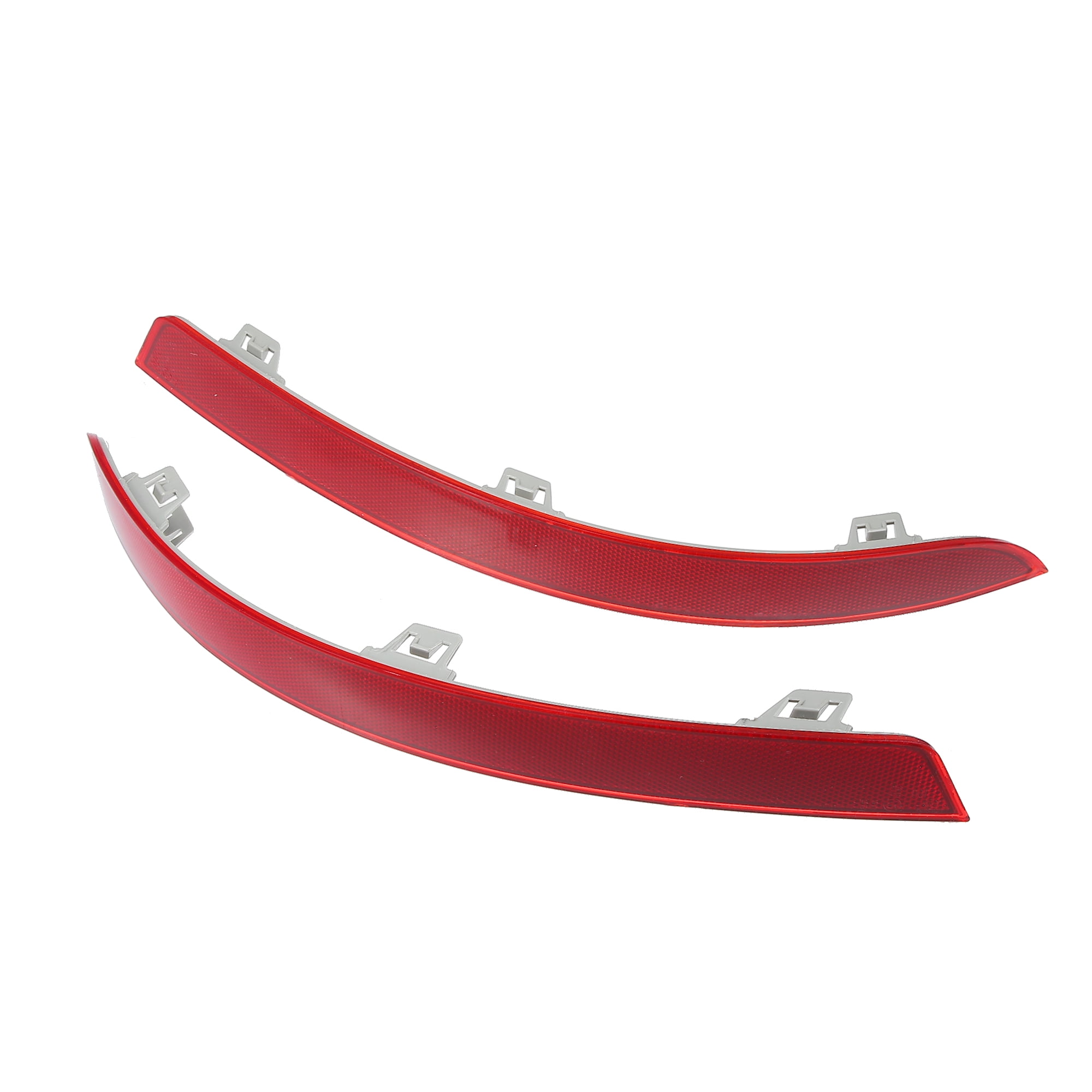 Unique Bargains Rear Bumper Reflector Light for Mercedes Benz GLS450 2017-2019 ABS Red