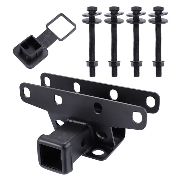 Unique Bargains Rear Bumper Tow Hook Bracket for Jeep Wrangler JL/JLU 2018-2022 with 2 Inch Receiver Hitch Tow Cover