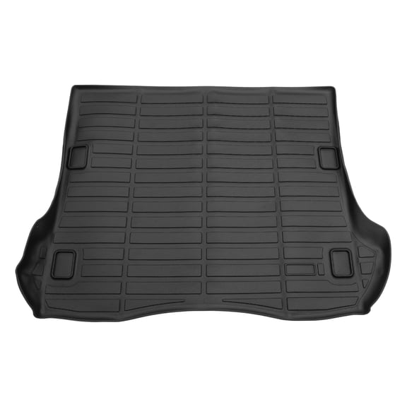 Unique Bargains Rear Cargo Liner Rear Trunk Mat for Jeep Grand Cherokee 2005-2010 Anti-Slip Trunk Cargo Luggage Boot Tray Mat TPE 1 Pc Flat Face Long Grid Pattern