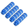 thumbnail image 1 of Unique Bargains Rear Foot Pegs for BMX MTB Bike Bicycle Fit 3/8 Inch Axles Blue, 1 of 7