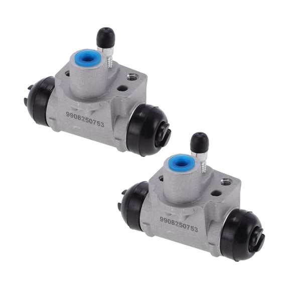 Unique Bargains Rear Left Rear Right Brake Wheel Cylinder No.43300SNAA01/43300T5RA01 Drum Brake Cylinder for Honda Civic 2006-2015 Cast Iron Silver Tone 2 Pcs