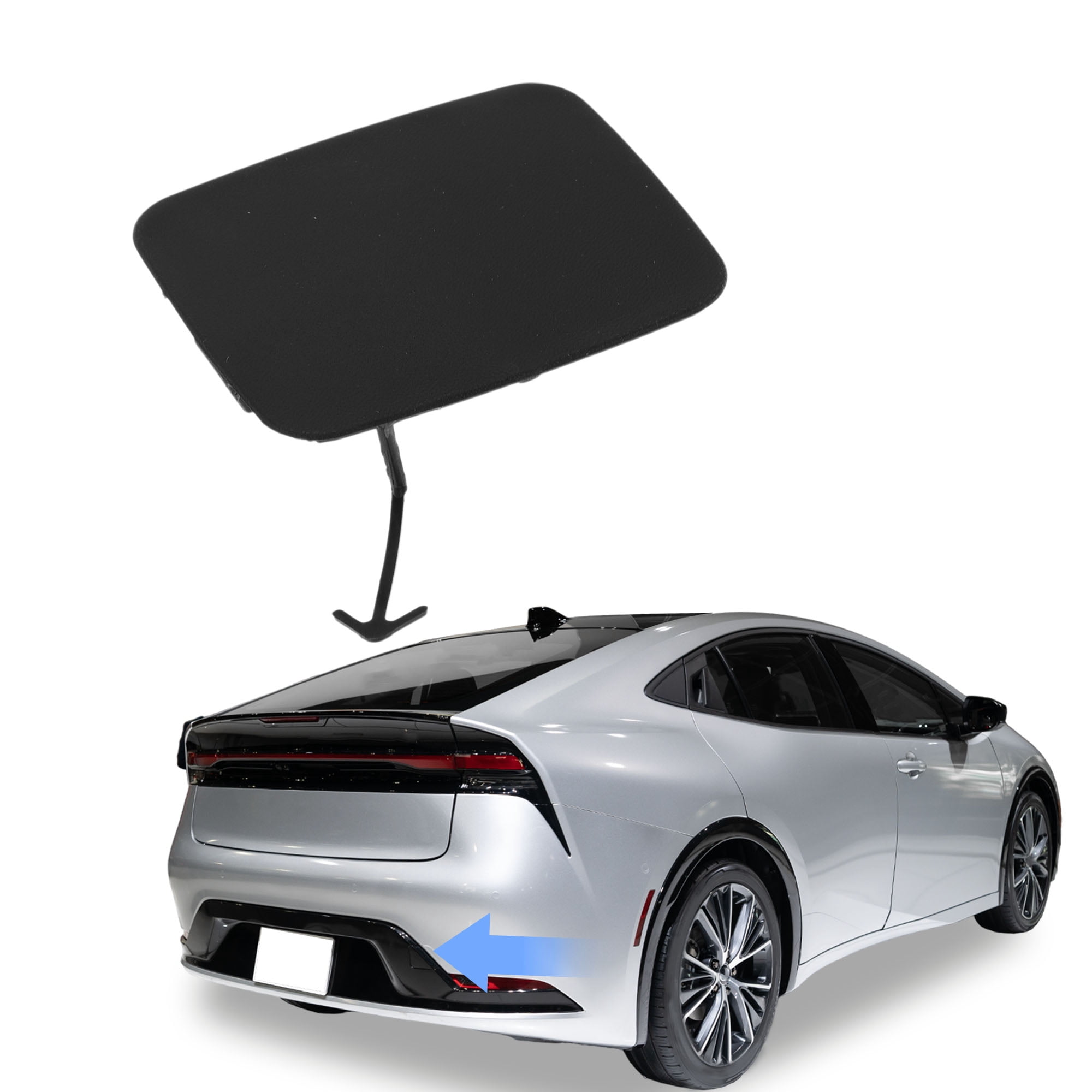 Unique Bargains Rear Right Car Tow Hook Cover for Toyota Prius Prime 2017-2021