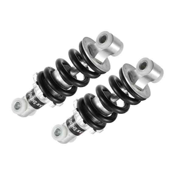 Unique Bargains Rear Shock Absorber 125mm 750LBS Rear Shock Damper for ATV Go-Kart Scooter 49cc Silver Tone 2pcs