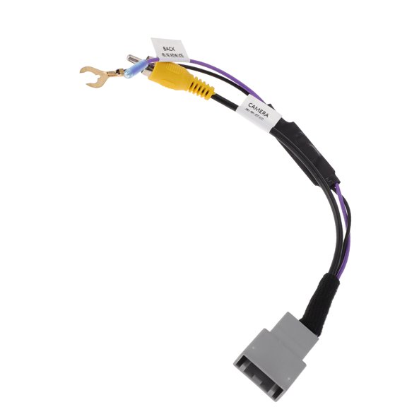 Unique Bargains Rear View Camera Adapter Wire Harness Cable for Honda CRV 2013-2015 RCA 4 Pin