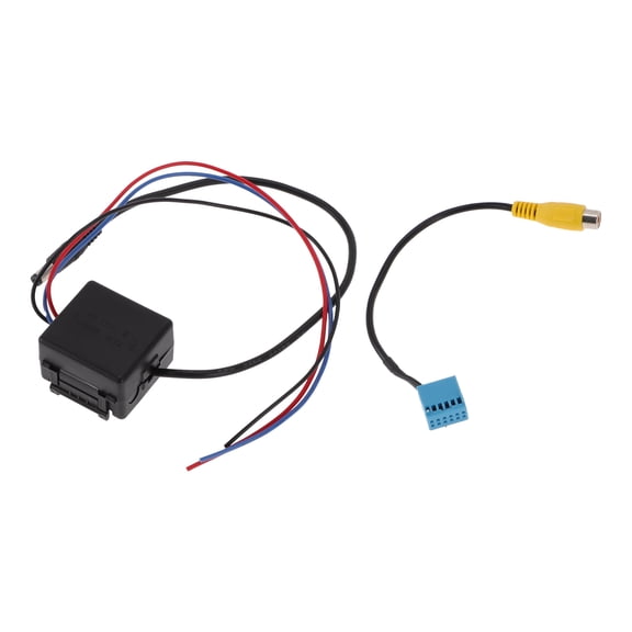 Unique Bargains Rear View Camera Adapter Wire Harness Cable for VW for BMW 1 Set RCA