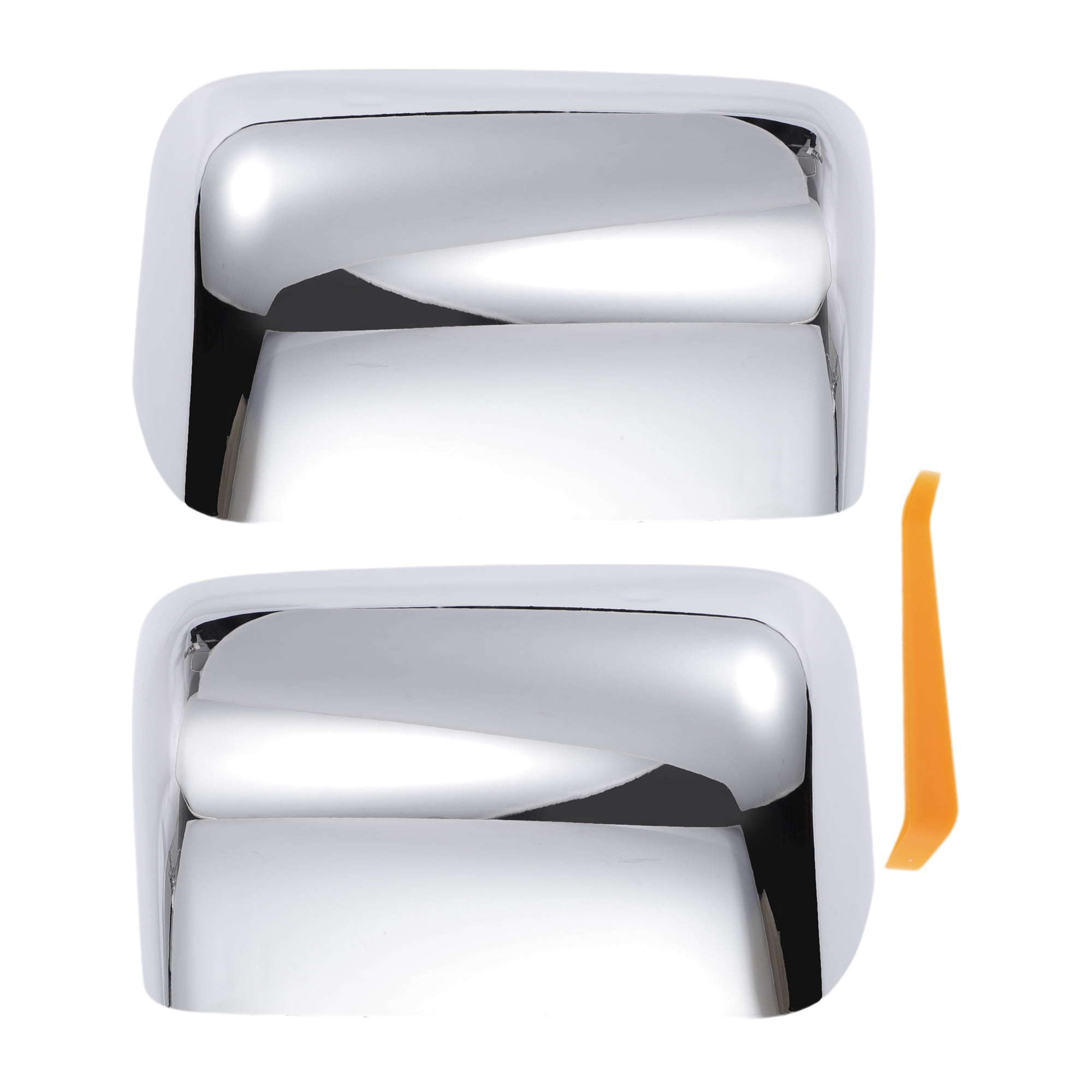 Unique Bargains Rear View Driver Passenger Side Mirror Covers Cap Replacement for Ford