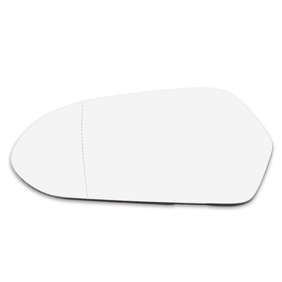Unique Bargains Rearview Mirror Glass with Backing Plate Heated Left Side for Audi A6 Quattro S6