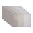 thumbnail image 1 of Unique Bargains Rectangle 6 Pack Gradient Plastic Table Mats Gold 17.7x11.8inch, 1 of 6