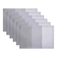 thumbnail image 1 of Unique Bargains Rectangle 6 Pack Gradient Plastic Table Mats Gray 17.7x11.8inch, 1 of 6