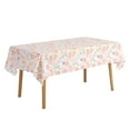 thumbnail image 1 of Unique Bargains Rectangle Polyester Waterproof Wrinkle Resistant Washable Soft Tablecloth Flower 55x55 Inch, 1 of 7