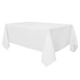 thumbnail image 1 of Unique Bargains Rectangle Tablecloth Polyester Table Cover White 60" x 104" 1 Pc, 1 of 8