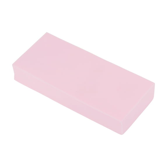 Unique Bargains Rectangular Bath Sponge Body Scrubber 1 Pc Pink