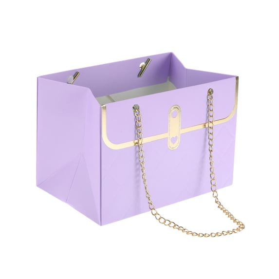 Unique Bargains Rectangular Gift Bags for All Occasions ideal for Birthdays Purple