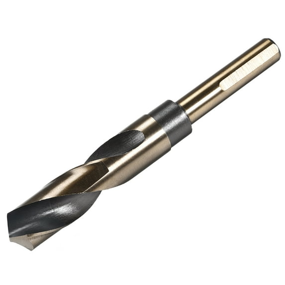 Unique Bargains Reduced Shank Twist Drill Bits 20mm High Speed Steel HSS 4341 with 10mm Shank 1 Pcs