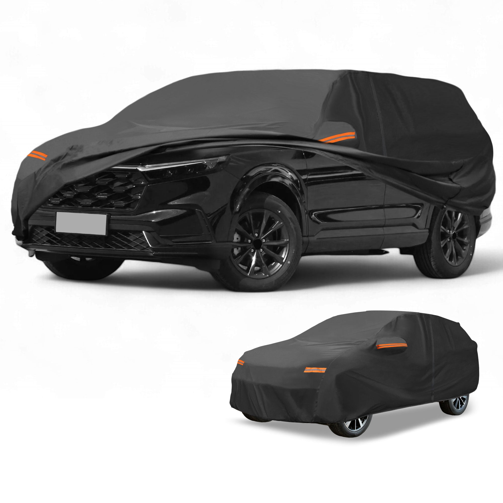 Unique Bargains Durable Waterproof Car Cover Black ["for Honda CRV"]