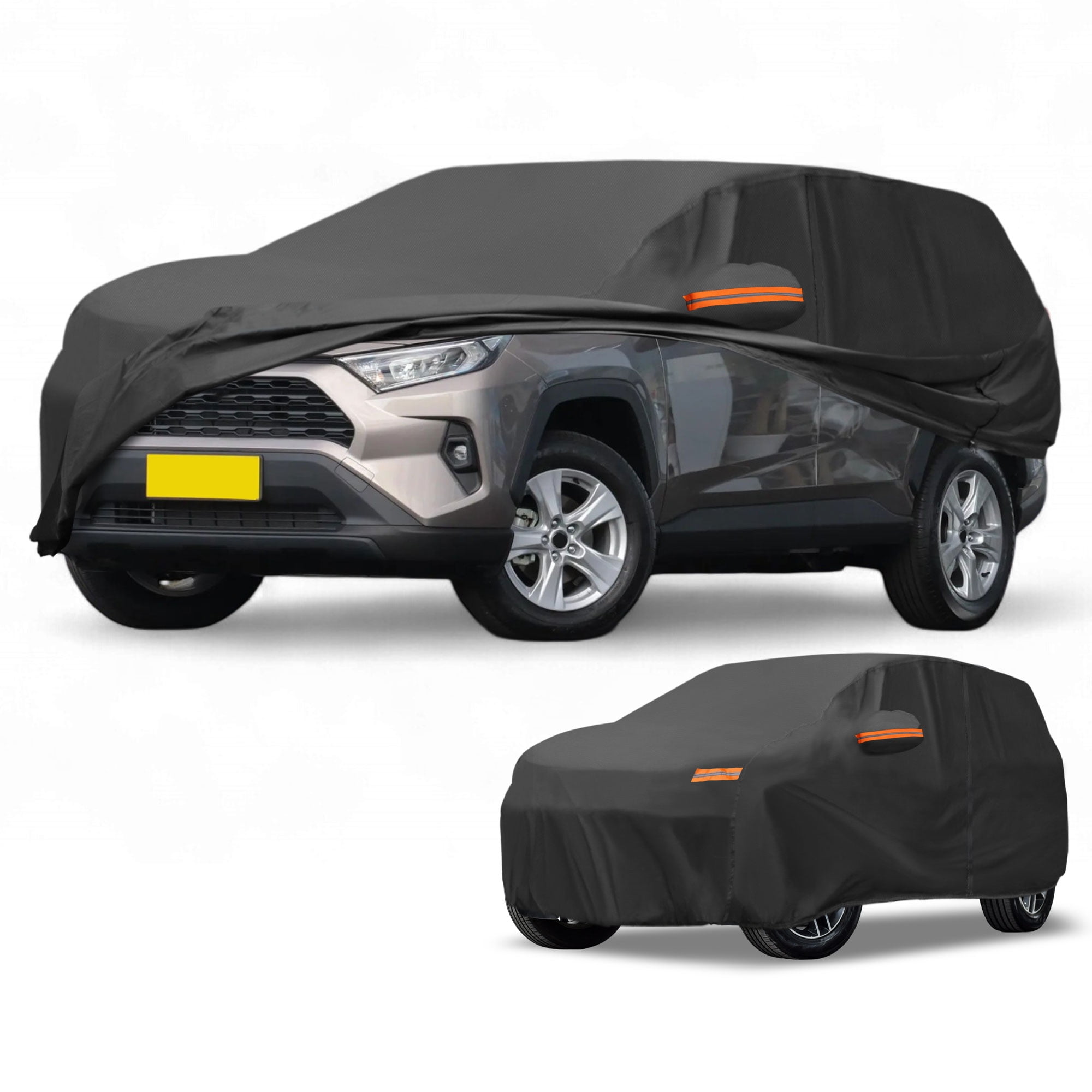 Unique Bargains Durable Waterproof Car Cover Black ["for Toyota RAV4"]
