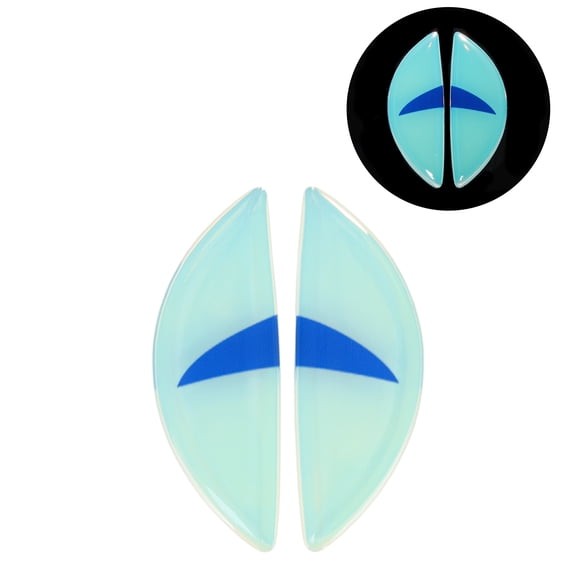Unique Bargains Reflective Bumper Decal Blue Arc Blue Eyes Pattern Reflective Car Sticker Personalized Decoration