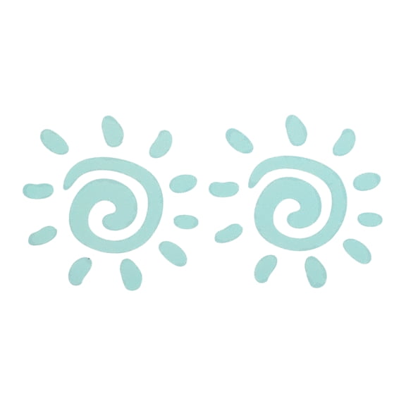 Unique Bargains Reflective Bumper Decal Colorful Luminous Square Small Sunflower Pattern Reflective Car Sticker Personalized Decoration Vehicle Body or Door or Window
