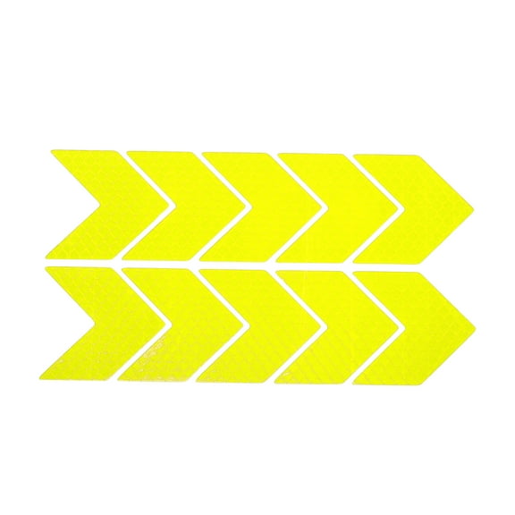 Unique Bargains Reflective Bumper Decal Diamond Fluorescent Green Arrow Rhombus Grid Reflective Car Sticker Personalized Decoration Vehicle Body or Door or Window