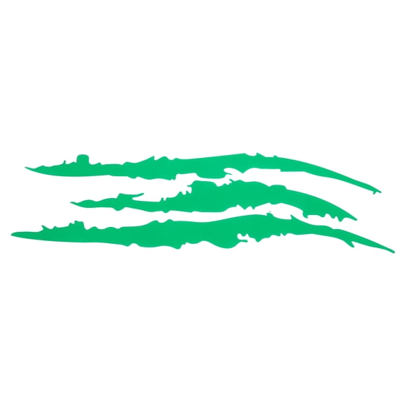 Unique Bargains Reflective Bumper Decal Green Rectangle Ghost Grabber Pattern Reflective Car Sticker Personalized Decoration