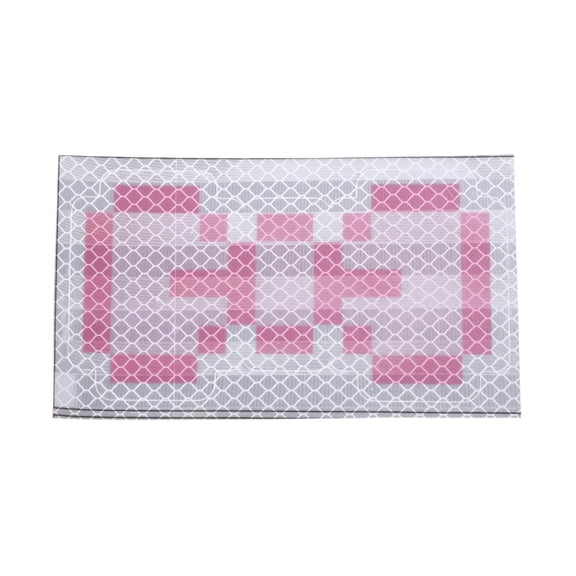 Unique Bargains Reflective Bumper Decal Pink Rectangle Bow-Knot Pattern Reflective Car Sticker Personalized Decoration Vehicle Body or Door or Window