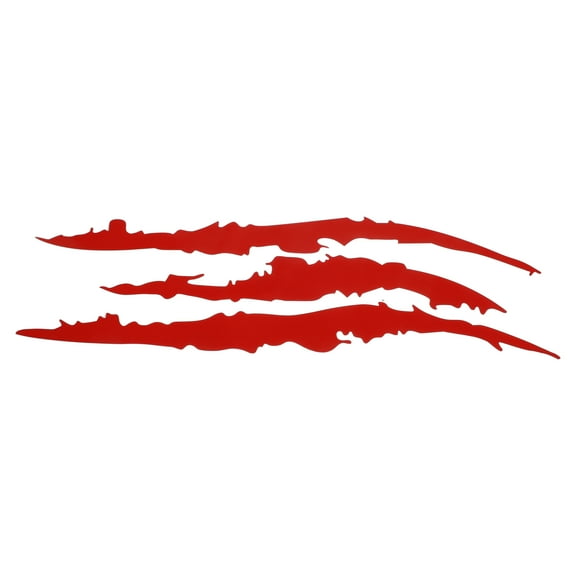 Unique Bargains Reflective Bumper Decal Red Rectangle Ghost Grabber Pattern Reflective Car Sticker Personalized Decoration