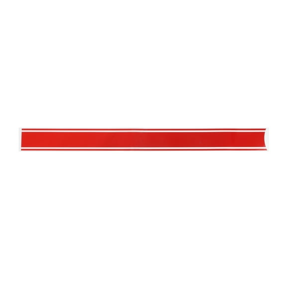 Unique Bargains Reflective Bumper Decal Red Rectangle Pinstripe Pattern Reflective Car Sticker Personalized Decoration Vehicle Body or Door or Window