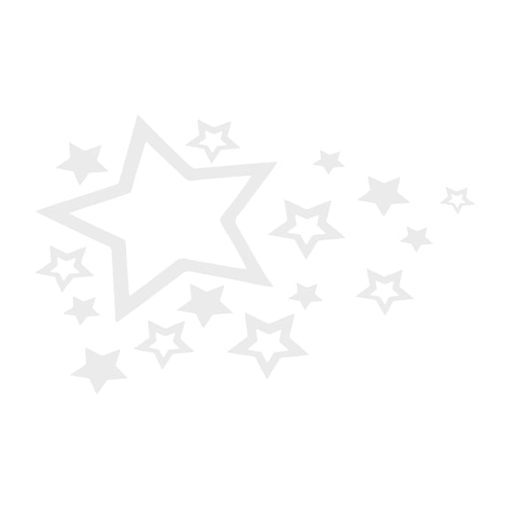 Unique Bargains Reflective Bumper Decal Reflective Silver Tone Square A Version of the Stars Reflective Car Sticker Personalized Decoration Vehicle Body or Window