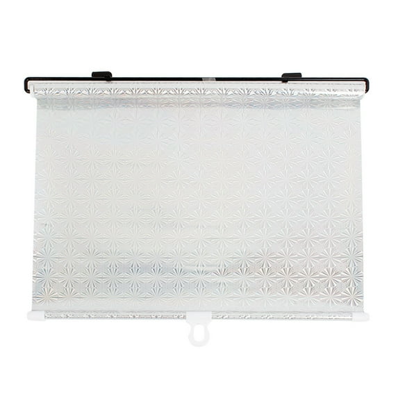 Unique Bargains Reflective Retractable Window Sun Shade Sunshield Roller Screen 49.2" x 15.7"