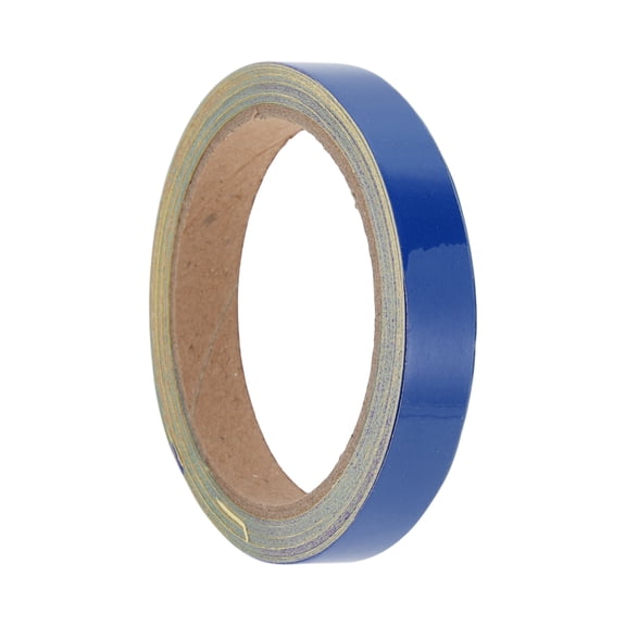 Unique Bargains Reflective Tape 15mmx10m Warning Safety Adhesive Tape Outdoor Reflector for Cars Trucks Blue 1 Pcs