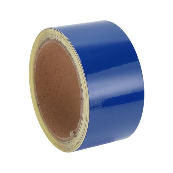 Unique Bargains Reflective Tape 50mmx10m Warning Safety Adhesive Tape Outdoor Reflector for Cars Trucks Blue 1 Pcs
