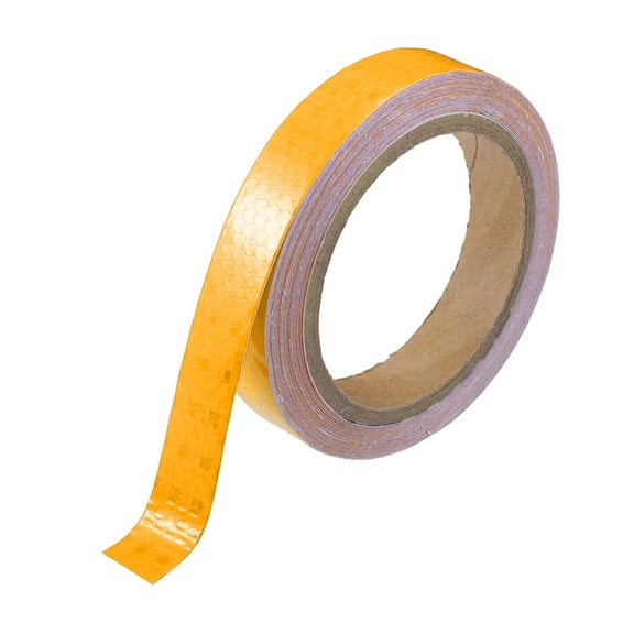 Unique Bargains Reflective Tape Automobiles Motorcycles High Brightness Reflective Sheet 2cmx8m Yellow