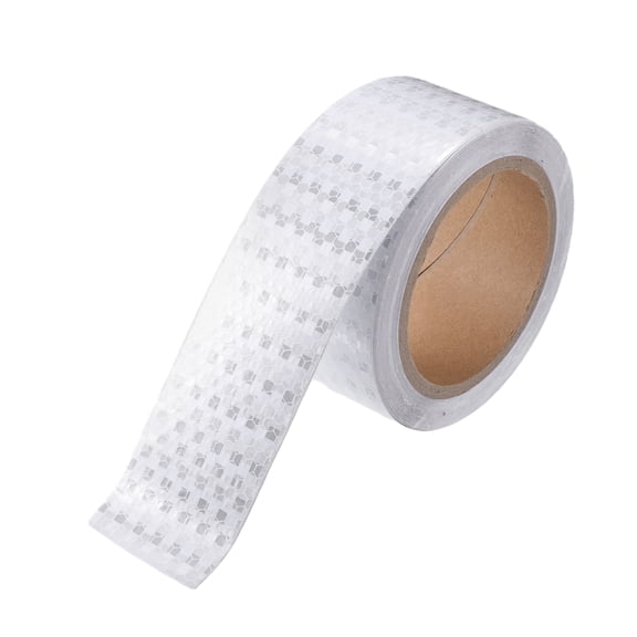 Unique Bargains Reflective Tape Automobiles Motorcycles High Brightness Reflective Sheet 5cmx9m Silver Tone
