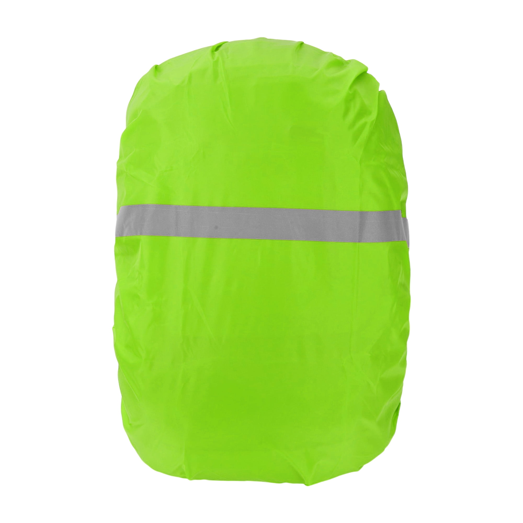 Unique Bargains Reflective Waterproof Backpack Rain Cover Fluorescent Green