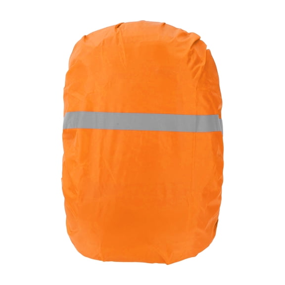 Unique Bargains Reflective Waterproof Backpack Rain Cover Orange