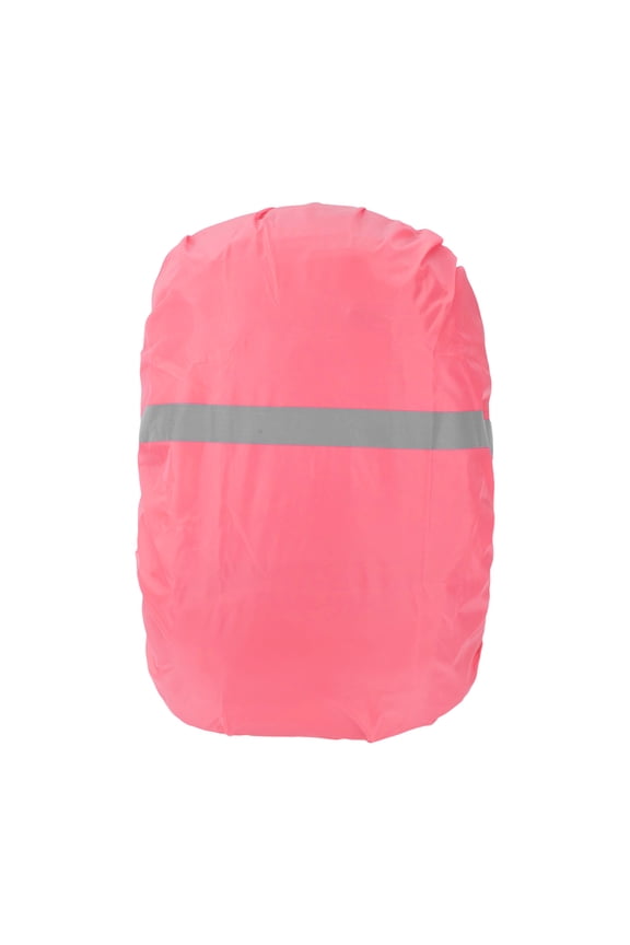 Reflective Waterproof Backpack Rain Cover Pink