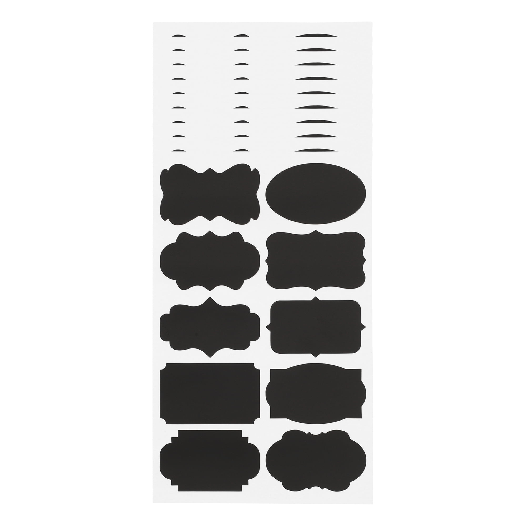 Unique Bargains Removable Erasable Model A Gift Stickers 10 Pcs Black Model C