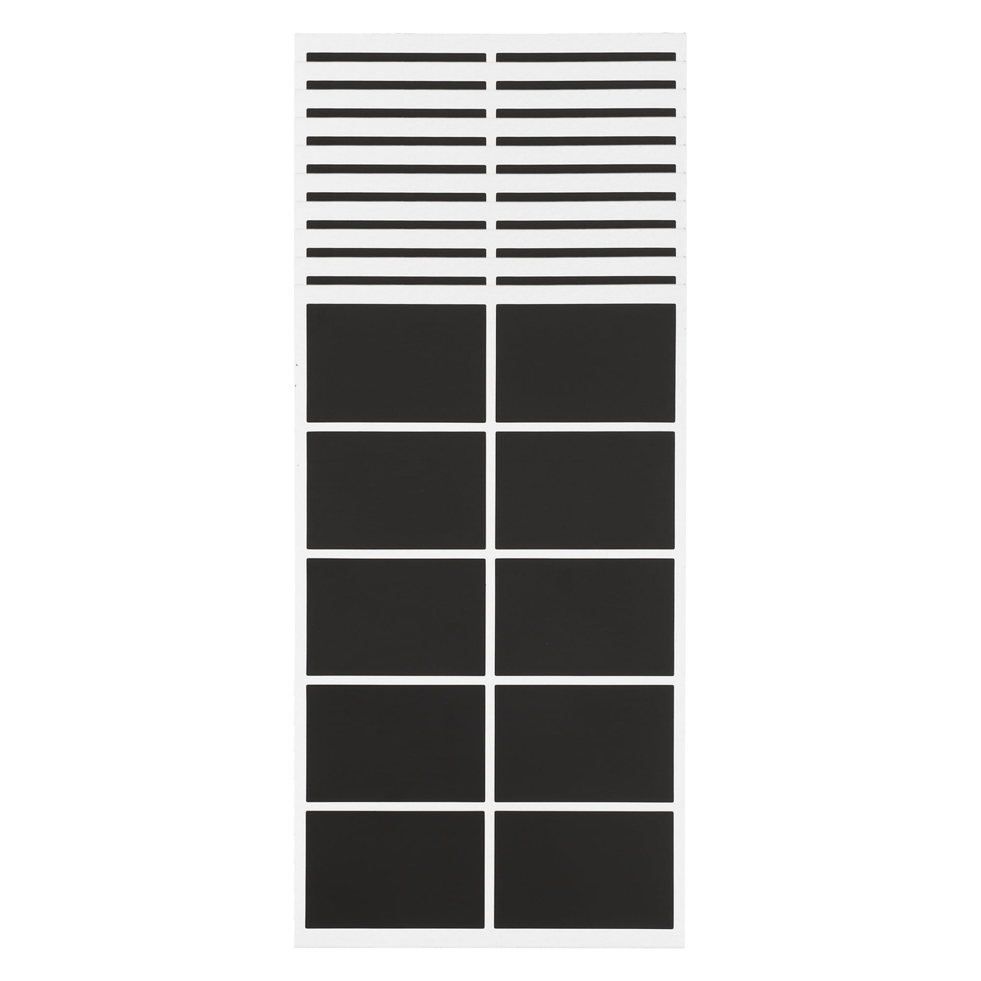 Unique Bargains Removable Erasable Model A Gift Stickers 10 Pcs Black Model F