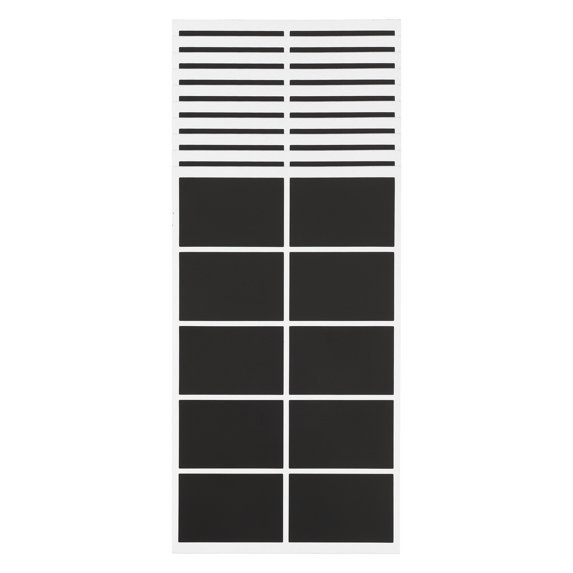 Unique Bargains Removable Erasable Model A Gift Stickers 10 Pcs Black Model F
