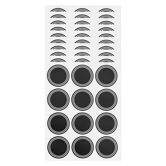 Unique Bargains Removable Erasable Model G Gift Stickers 10 Pcs Black Model K
