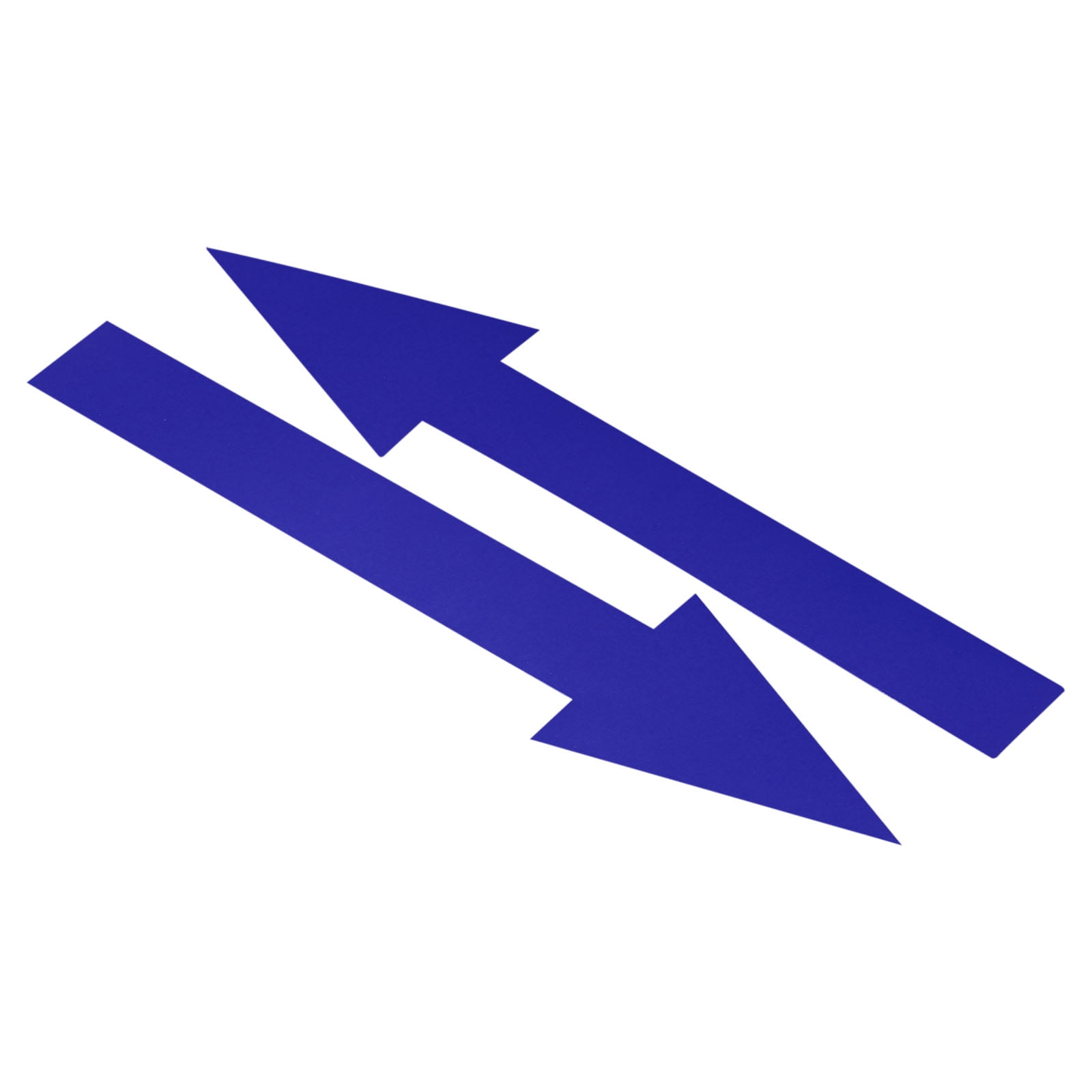 Unique Bargains Removable Self Adhesive Waterproof Arrow Sign Floor Decal Dark Blue